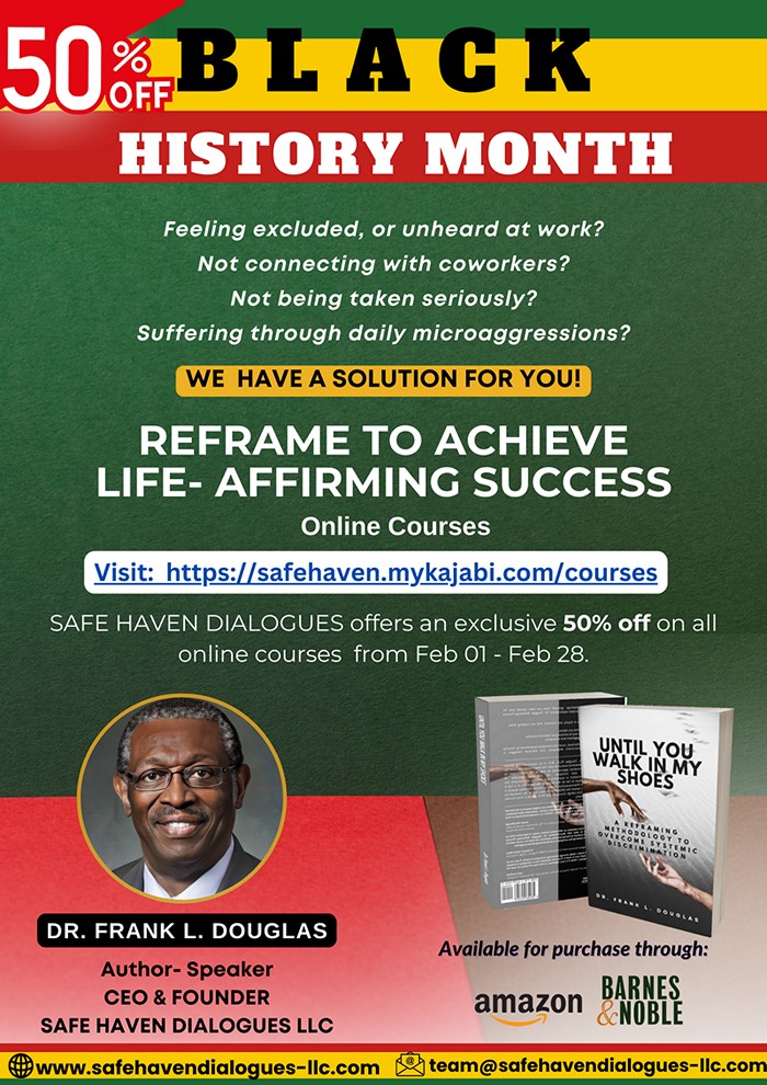 Dr Frank Douglas Black History Month Flyer 2024