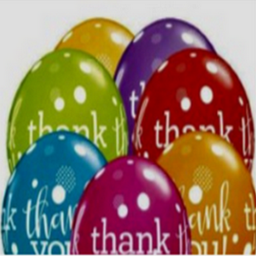 Photo of Balloons with Thank You